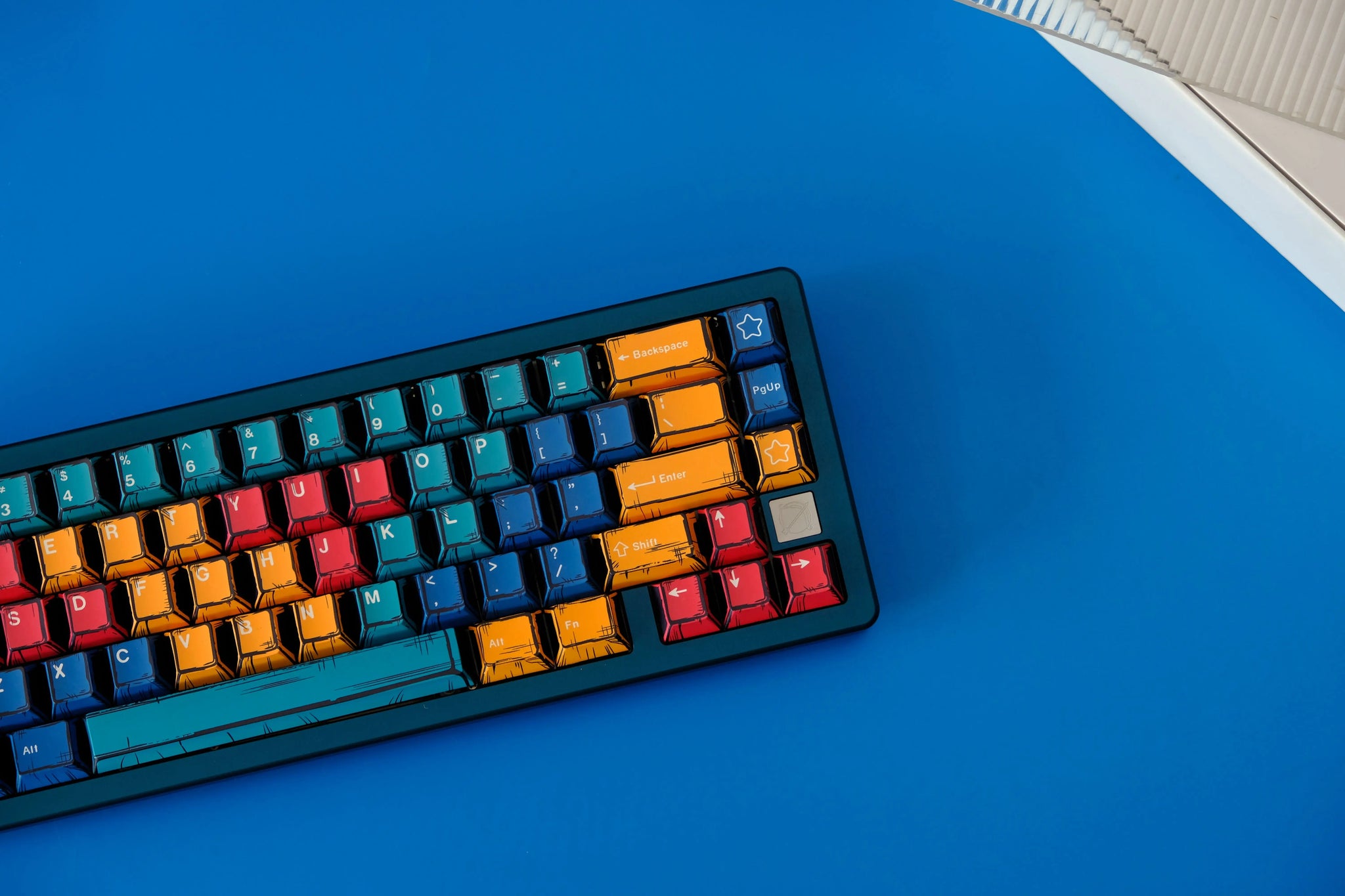 Comic PBT Dye-Sublimation Keycaps - Dusk