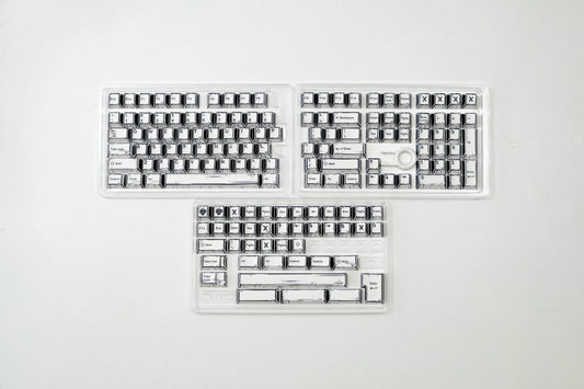 Comic PBT Dye-Sublimation Keycaps - Black on White