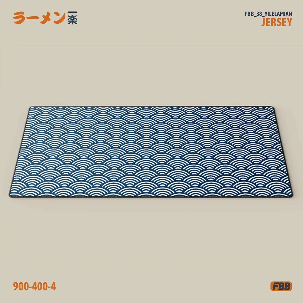 Seigaiha Wave Japanese Desk Mat
