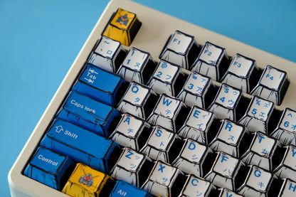 Comic PBT Dye-Sublimation Keycaps - Gundam