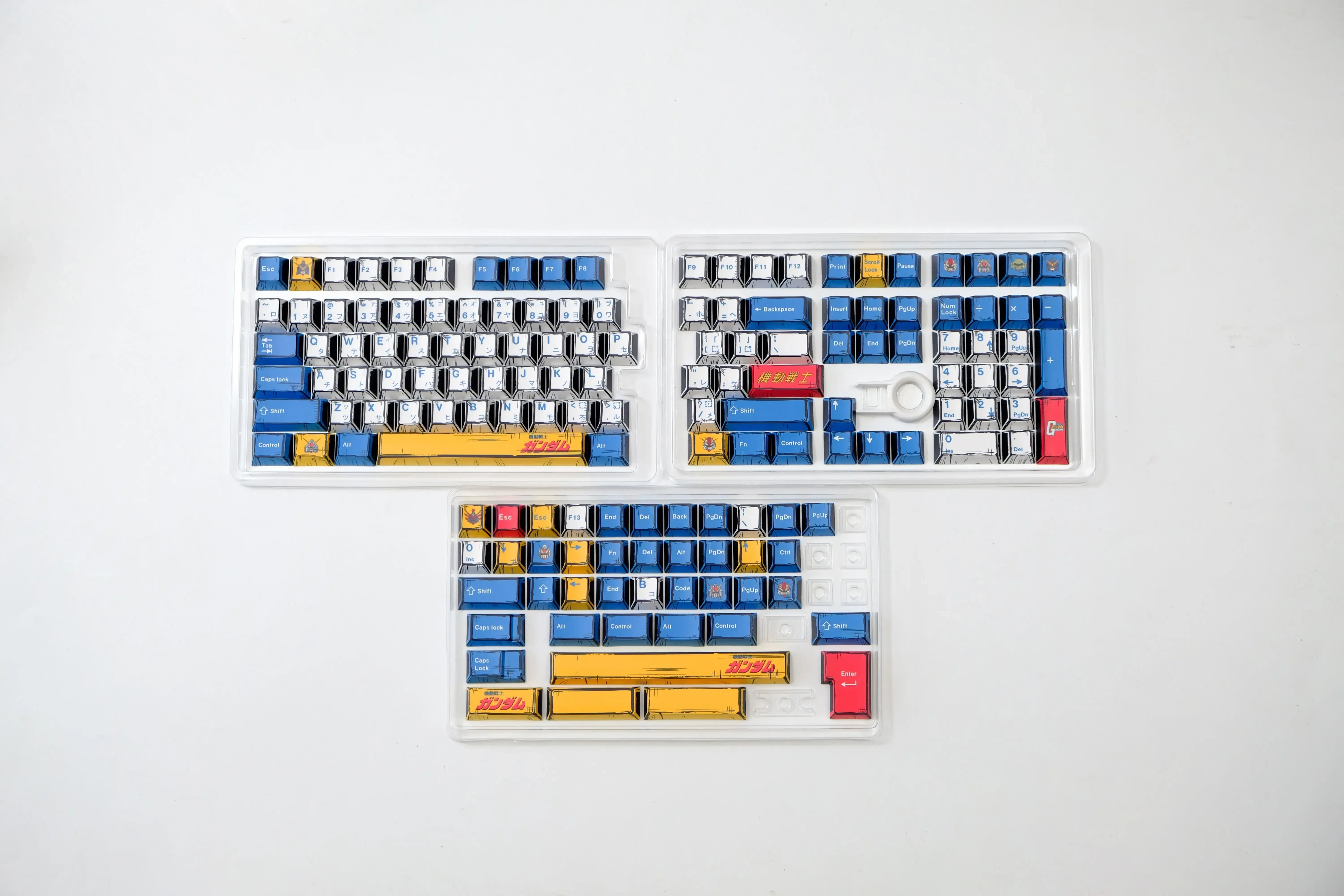 Comic PBT Dye-Sublimation Keycaps - Gundam