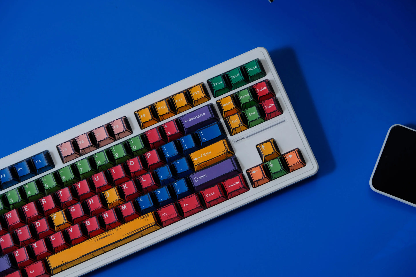 Comic PBT Dye-Sublimation Keycaps - Sunshine
