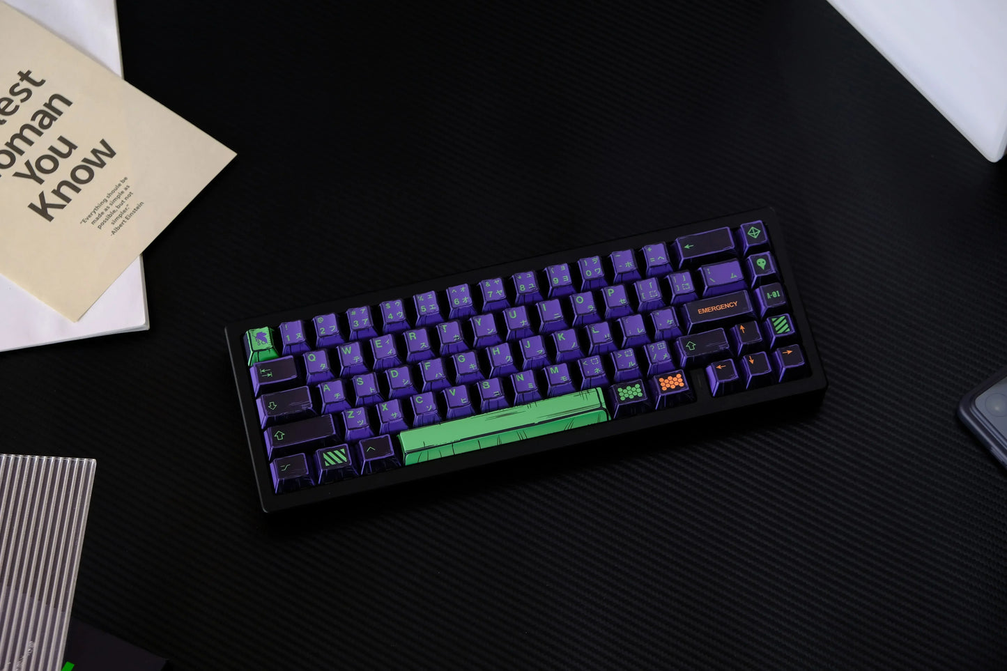 Comic PBT Dye-Sublimation Keycaps - Eva