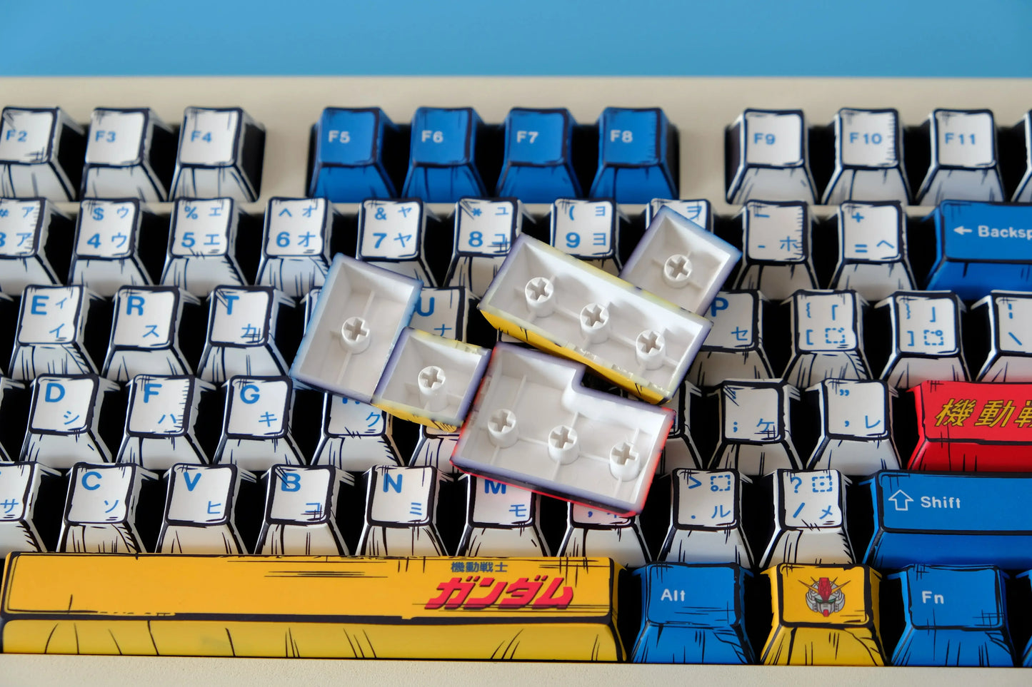 Comic PBT Dye-Sublimation Keycaps - Gundam