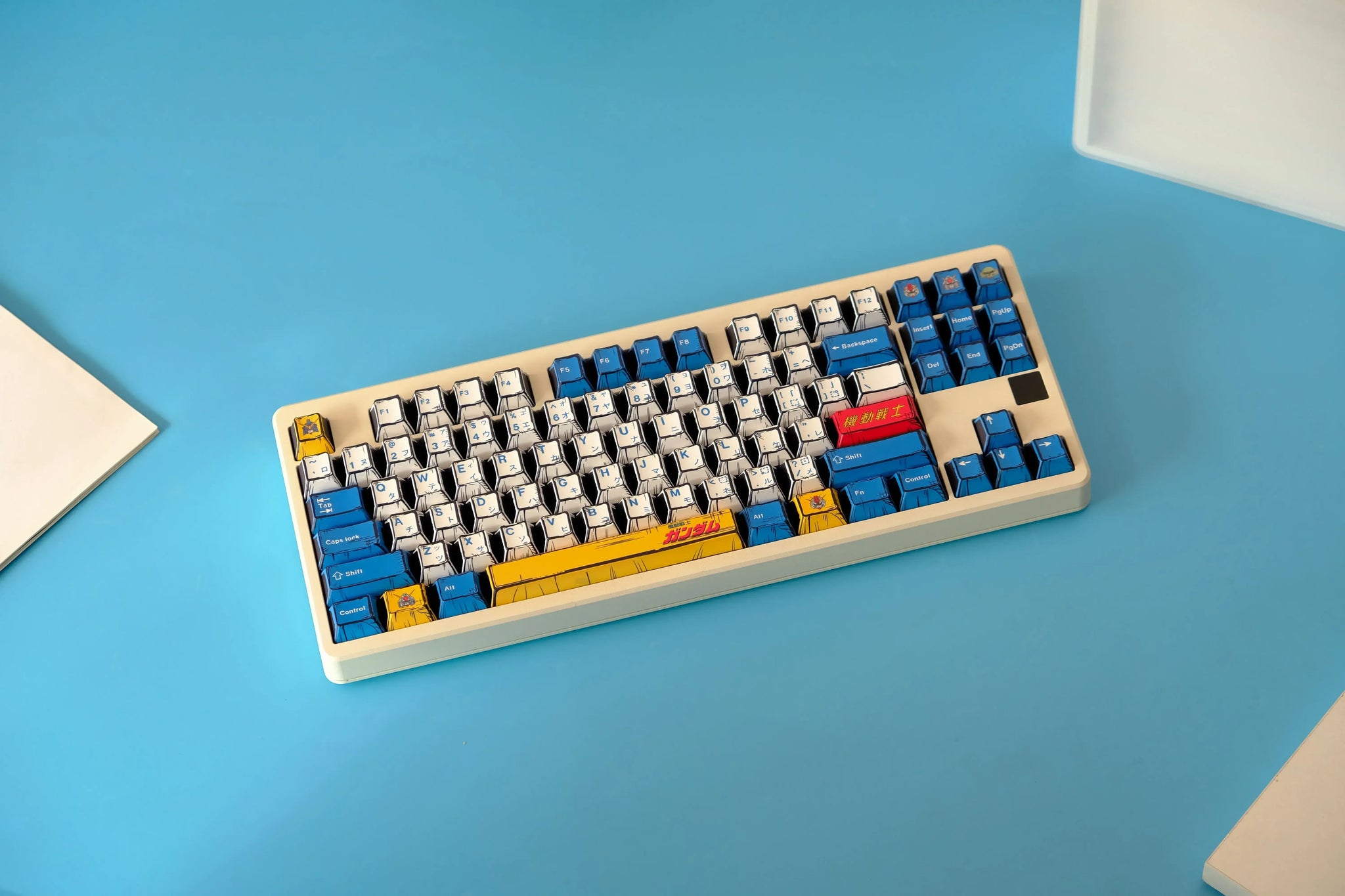 Comic PBT Dye-Sublimation Keycaps - Gundam