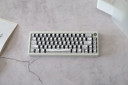 Comic PBT Dye-Sublimation Keycaps - Black on White