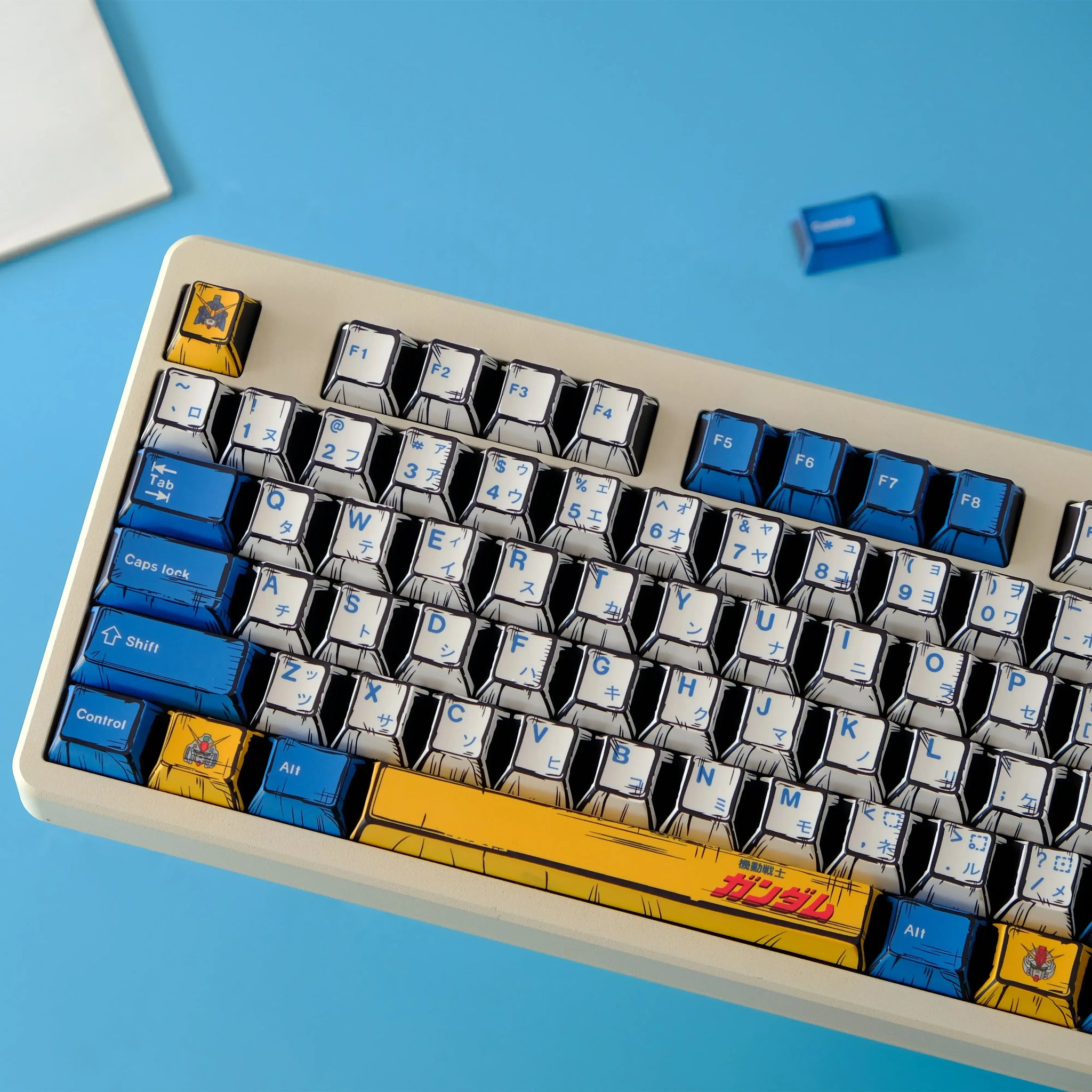 Comic PBT Dye-Sublimation Keycaps - Gundam